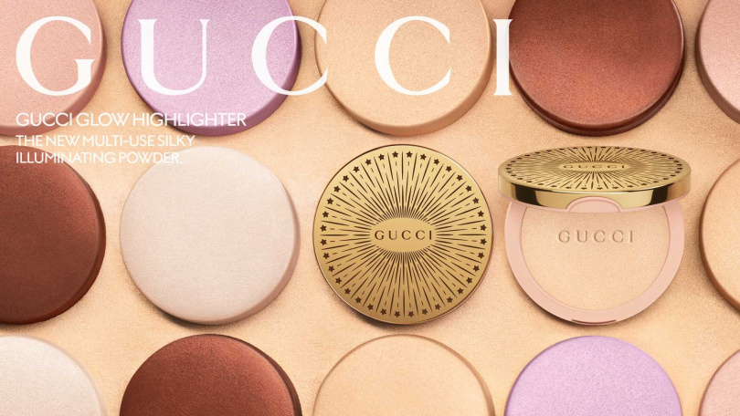 GUCCI 立體高光亮彩粉餅(共5色)／2,150元（圖／品牌提供）