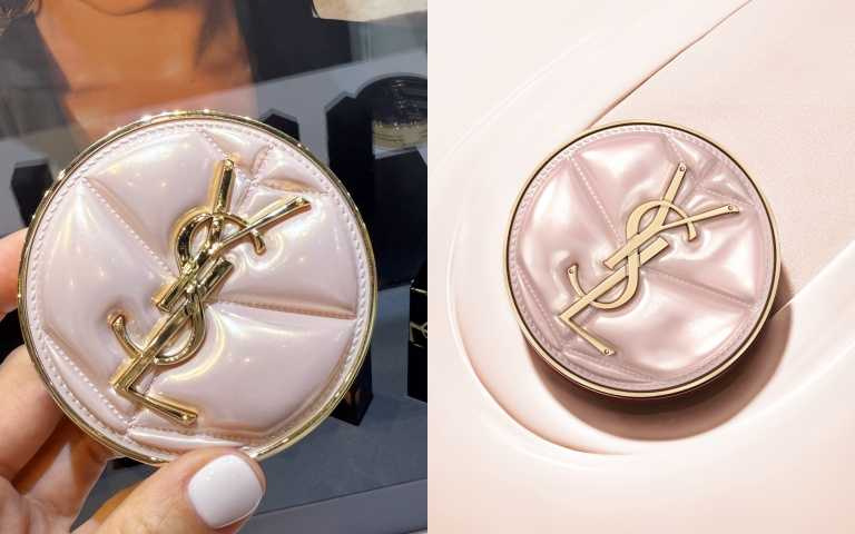 YSL BEAUTY超模光感精華水氣墊 雲朵皮革版／3,180元（／圖／品牌提供、黃筱婷攝）