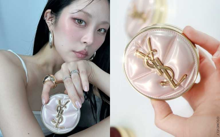 YSL BEAUTY超模光感精華水氣墊 雲朵皮革版／3,180元（／圖／ig）