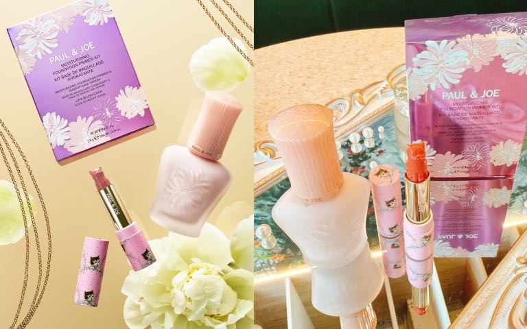 PAUL & JOE 糖瓷恆潤隔離貓咪唇頰彩組 2色/1,550元(圖/品牌提供、黃筱婷攝)