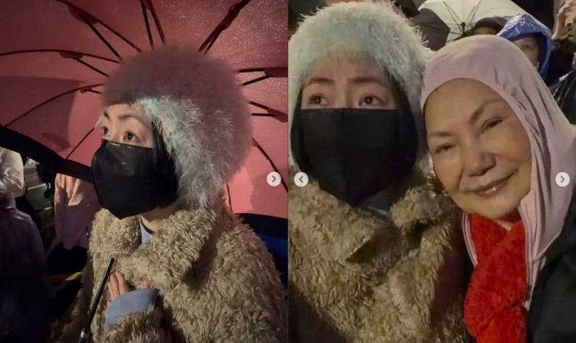 昨(2025年12月31日)跨年夜小S與徐媽媽去看台北101煙火,小S今(2026年1月1日)感性發聲。(圖/翻攝自Instagram/elephantdee)