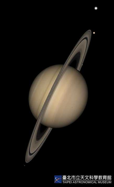 土星衝。(圖/台北天文館)