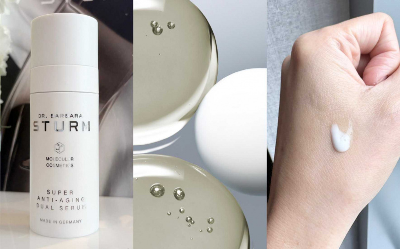 DR. BARBARA STURM的極緻抗老修護雙精華50ml/15,000元 雙相水乳設計,確保活性成分能即時發揮最佳修護效果。(圖/吳雅鈴攝)