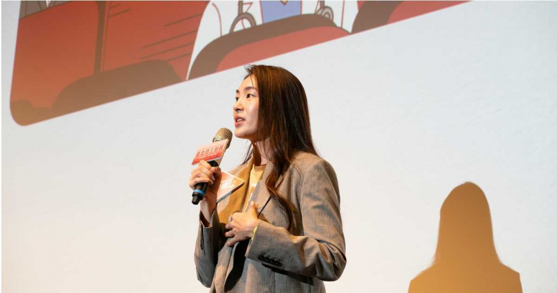 勞動金像獎代言人曾珮瑜希望透過影像傳達勞工權益的重要性。(圖/電影戲劇業職業工會提供)