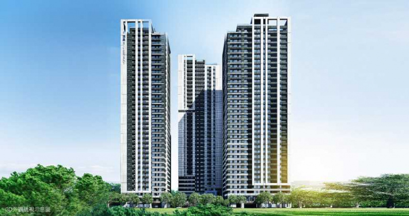 北市買盤強勢外溢！新北指標大案「漢皇River Sky」一枝獨秀。（圖片提供／漢皇）