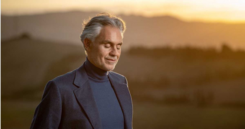 安德烈波伽利是第一位登上台北大巨蛋的西洋歌手。（圖／牛耳藝術提供）