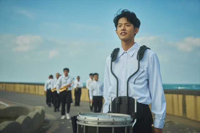 《進行曲》余杰恩飾演管樂隊裡對團員們要求非常嚴格的學長。（圖／未來進行曲提供）