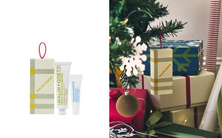 MALIN+GOETZ 2025 修護滋潤禮盒（內含佛手柑護手霜30ml＋莫希多潤唇膠10ml）／930元。（圖／品牌提供）