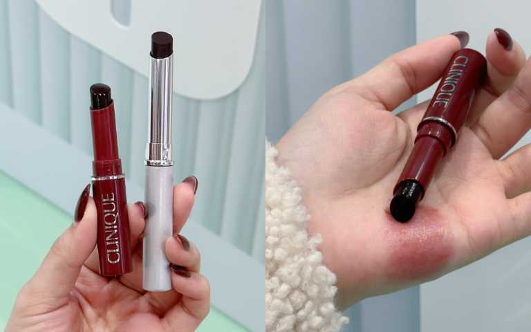 倩碧  黑蜜漿果潤唇膏能提升好氣色，不管男生、女生都可以使用非常百搭。（圖／廖怡婷 攝）