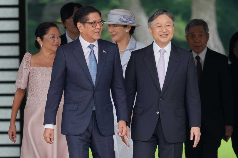 菲律賓總統小馬可仕訪日，獲日本最高規格國賓待遇。