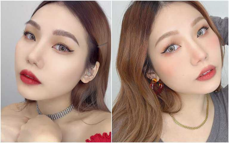 左為水象星座妝容、右為火象星座妝容（圖／品牌提供）