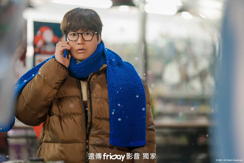 羅人友初次登場是個重達120公斤的大塊頭，他花了3個小時上特殊妝。（圖說／friDay影音提供）