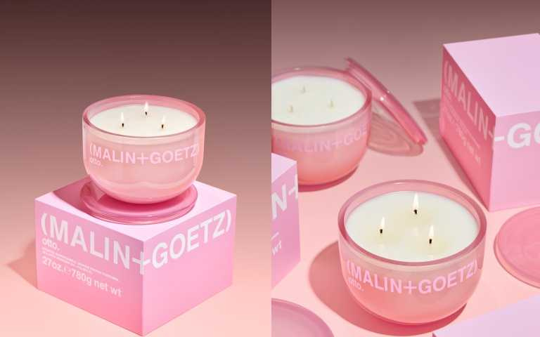 MALIN+GOETZ 玫瑰巨型香氛蠟燭 780g / 6,000元(即日起至2025年2月28日,單筆滿NT$2,500,即可580元加購67g小蠟燭乙個)(圖/10X 提供)