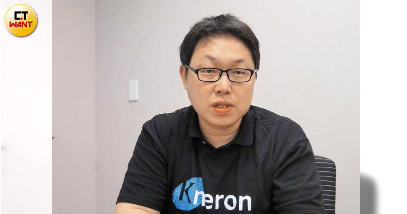 耐能Kneron執行長劉峻誠說，AI的黃金時代要來了。（圖／陳曼儂攝）