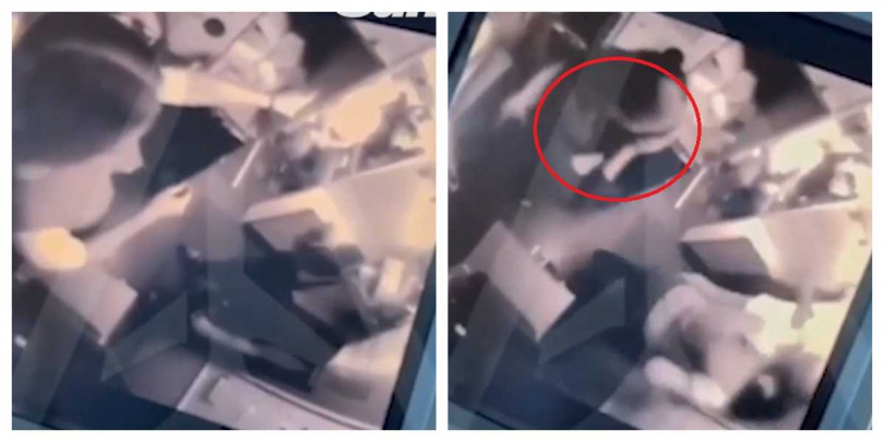 39歲女乘客因手機使用問題在俄羅斯班機上攻擊空服員，畫面顯示她朝對方臉部連續揮拳，引發乘客恐慌。 