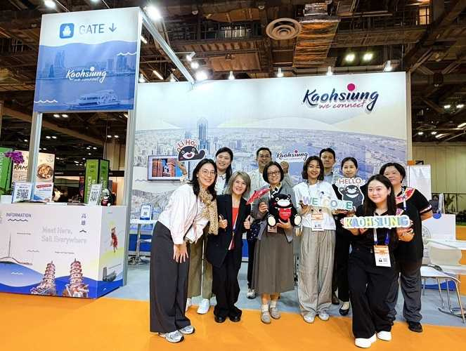 市府團隊參加亞洲指標性旅遊產業展會「2026亞洲國際旅遊展(ITB Asia)」,向國際買家展示高雄多元的會展場館、旅宿接待及活動辦理資源。(圖片提供/主辦單位)