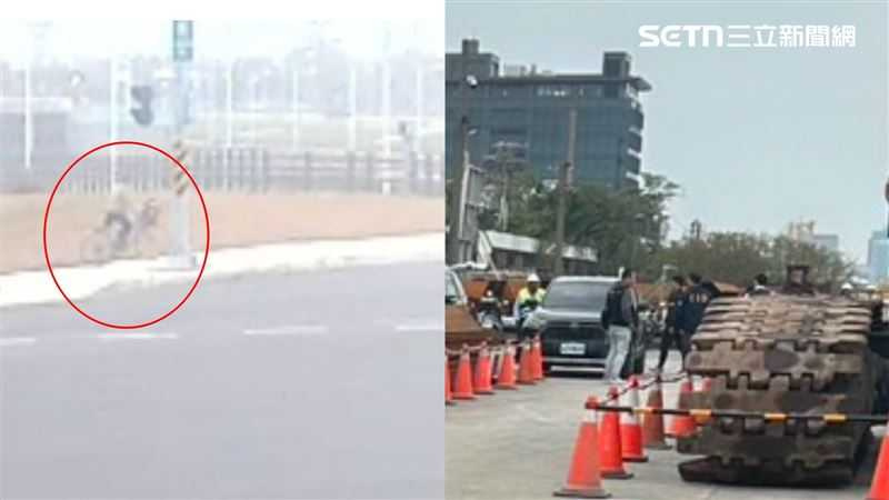 張男前往前鎮5號船渠棄屍厚，還沿著河岸觀看屍塊漂浮。（圖／三立新聞網）