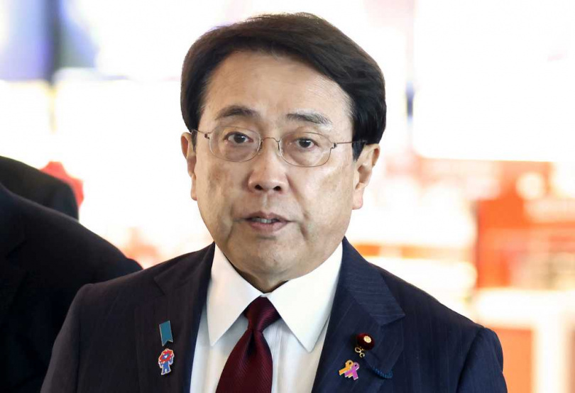 日本經濟再生大臣赤澤亮正。（圖／美聯社／達志）