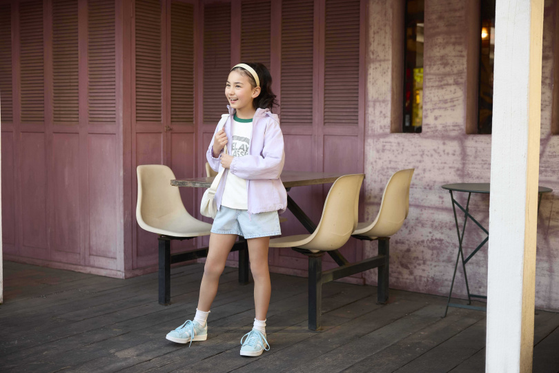 童裝防曬可攜式連帽外套／原價990元、限定優惠價790元（圖／品牌提供）