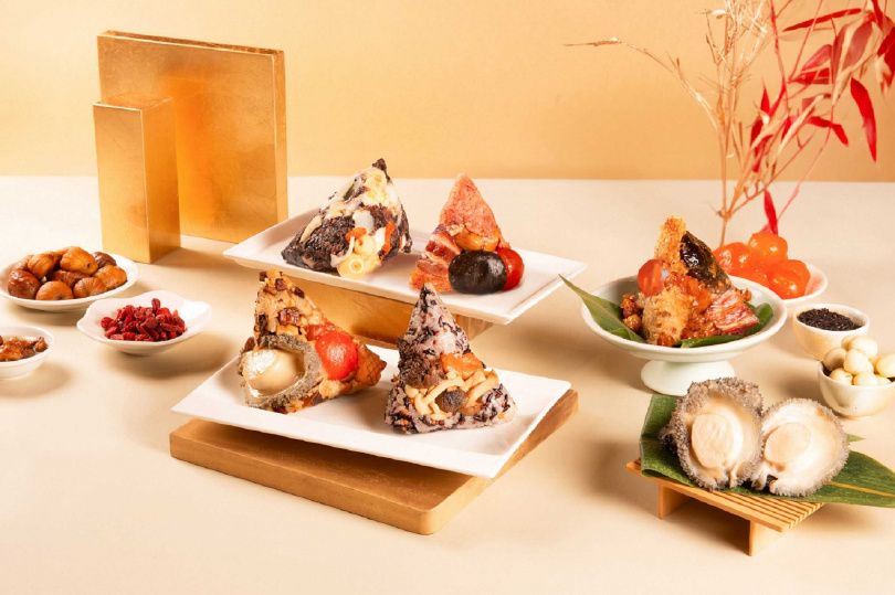 「萬豪經典粽禮」含精美保冷袋。（1,599元／5入，圖／台北萬豪酒店提供）