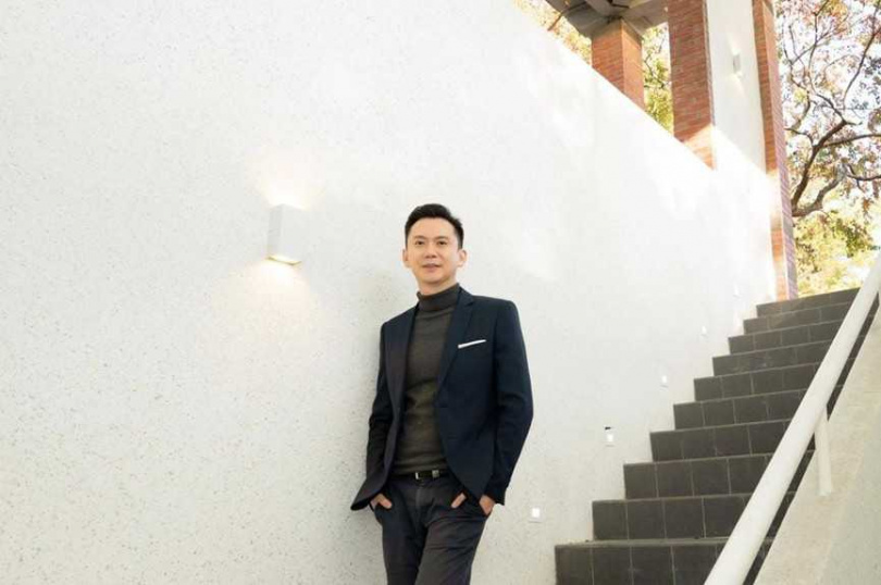 竹北市「公二停五」停車場進出步道也極富巧思。(圖/翻攝自竹北市公所媒體群組)