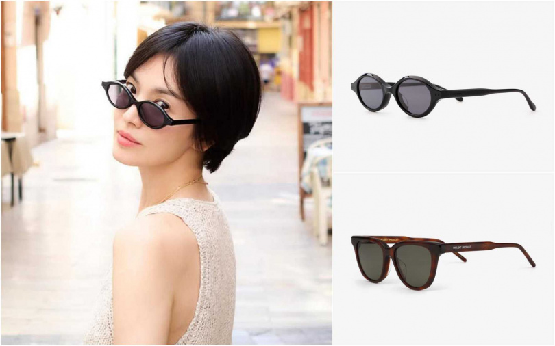 包括宋慧喬、BTS、太妍、朴寶劍、李聖經等藝人皆有佩戴的PROJEKT PRODUKT墨鏡，不用親飛韓國，CLUB DESIGNER都幫你準備好等你來一一試戴。（圖／品牌提供）