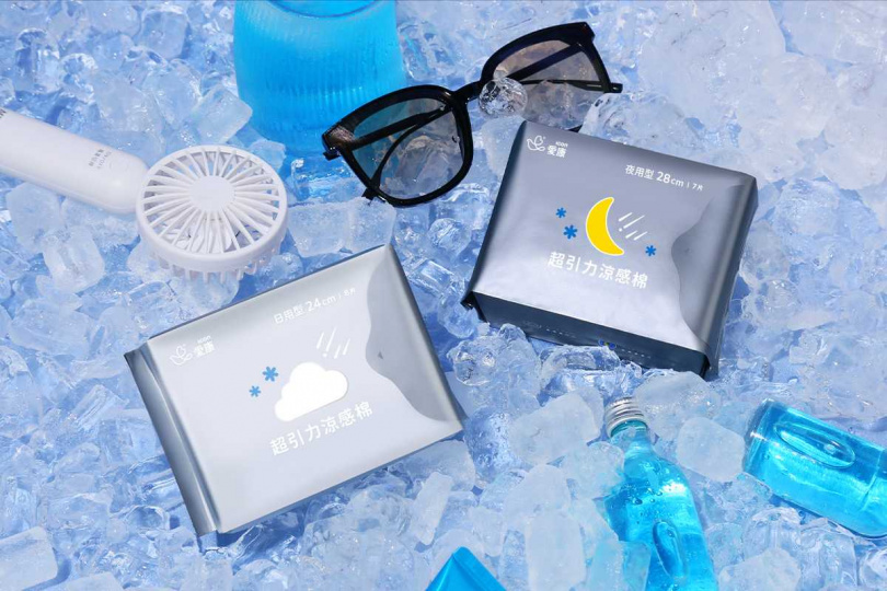 愛康 超引力涼感棉 採用親膚棉柔表層與 3,000 個瞬吸孔洞，升級添加仙人掌植萃精華，帶來夏日「超涼好」體驗。（圖／品牌提供）