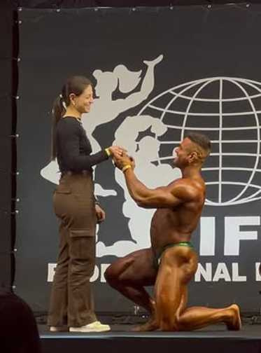 里卡多7月在比賽中向女友求婚成功。（圖／翻攝自IG／kadusantos93）