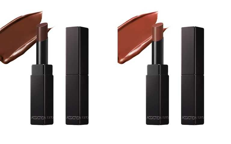 左：#012、右：#007色號。ADDICTION 癮釉水光嘟嘟唇膏 全10色｜2g／1,200元（圖／品牌提供）