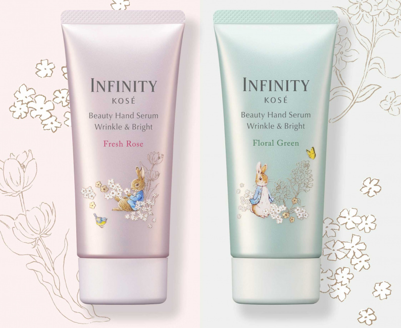 高絲無限肌緻 撫紋美頸護手精華（鮮嫩玫瑰）55g／600元（圖／品牌提供）