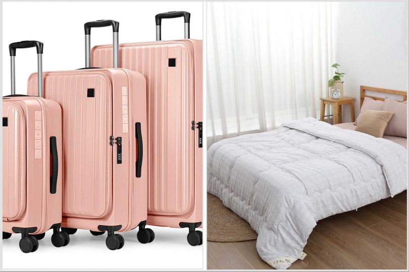 陽光橘子C1前開式行李箱20＋24＋28吋三件組，推出特價6,990元、原價24,840元，以約28折價格一次打包全家旅行需要的尺寸。（圖/品牌提供）