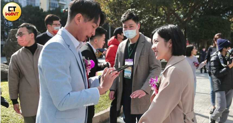 民眾黨鎖定北市議會「4＋2」席次目標，力拚擴大地方政治版圖。（圖／CTWANT攝影組）