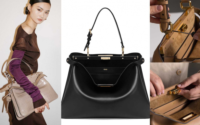 因為其解構廓形，得以讓包身呈現自然的弧形「微笑」曲線。（圖／品牌提供）