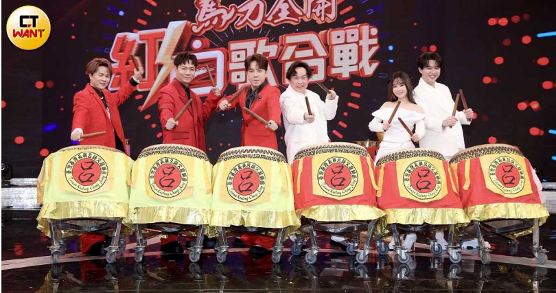 陳孟賢（左起）、陳隨意、許志豪、康康、杜忻恬、李子森。（圖／侯世駿攝）