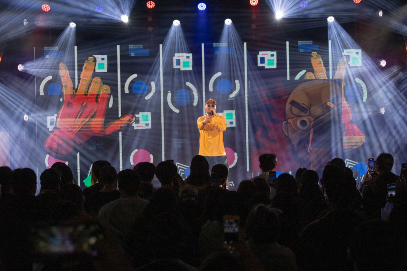 美麗本人炸翻現場，點燃全場激情。（圖／大武門音樂祭提供）