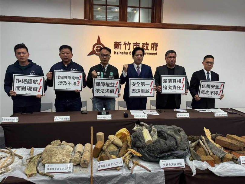新竹市政府強調新開挖的回填土方與覆土區都被發現有大量建築廢棄物,將把新事證再移送監察院;在野黨則呼籲市府公開完整資訊,也不要再跳票。(圖/報系資料照)