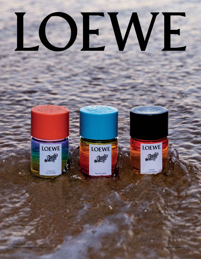 LOEWE Paula’s Ibiza伊比薩島星幻假日淡香精50ml/4,015元;LOEWE Paula’s Ibiza伊比薩島濱海假日淡香水50ml/3,655元;伊比薩島絢麗假日淡香水50ml/3,655元(圖/品牌提供)