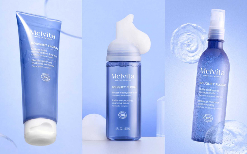 Melvita花妍防護卸妝凝膠125ml/1,080元、花妍防護潔面慕斯150ml/1,080元、花妍防護潔面凝膠200ml/1,080元(圖/品牌提供)