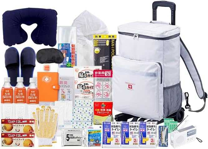 日本避難包五花八門，甚至還有「手持廁所」，讓你逃難時也能盡量維持乾淨。（圖／翻攝自日本亞馬遜網站）