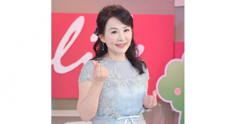 健康最前線製作人主持人陳力瑜,力瑜青春的秘訣:就是保持一顆喜樂的心(圖/健康最前線提供)。