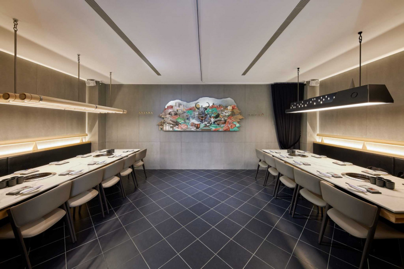 燒肉風間福科三店同樣找來本事空間製作所操刀設計。（圖／燒肉風間提供）