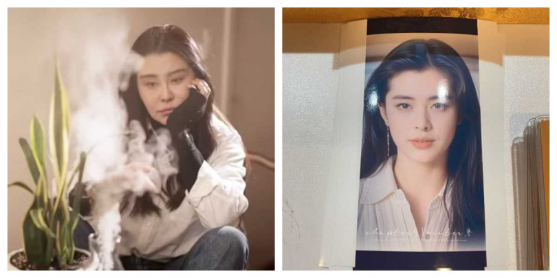 王祖賢開設艾灸館,表示艾灸是她希望能堅持一生的事業,且艾灸館放有王祖賢以前的照片。(圖/翻攝自YT@Evergreen Wellness、自小紅書@帥姐的自律日記)