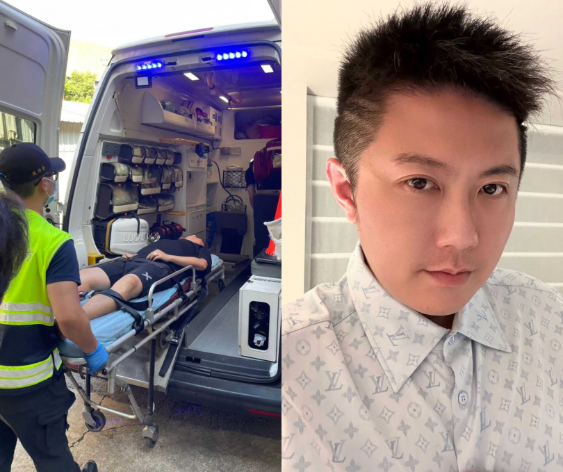 經醫師初步診斷，賓賓哥因長期過勞、睡眠不足，導致身體出現嚴重警訊。（圖／泰霸團隊提供）