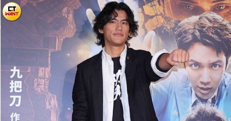 片中有姐弟戀感情戲的朱軒洋表示對交往對象年紀不設限。（圖／蘇聖倫攝）