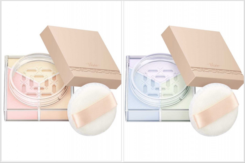 VISEE 煥彩柔焦三色蜜粉＃01,#02/390元(圖/品牌提供)