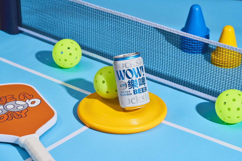 「樂啤 WOW BEER」主打以清爽、歡樂、易入手的產品風格，鎖定年輕世代。※喝酒勿開車！飲酒過量，有害健康，未滿18歲請勿飲酒。（圖／金車柏克金提供）。