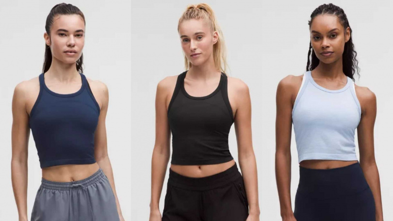 lululemon Swiftly Tech 短版工字背心 2.0／1,980 元（圖／品牌提供）