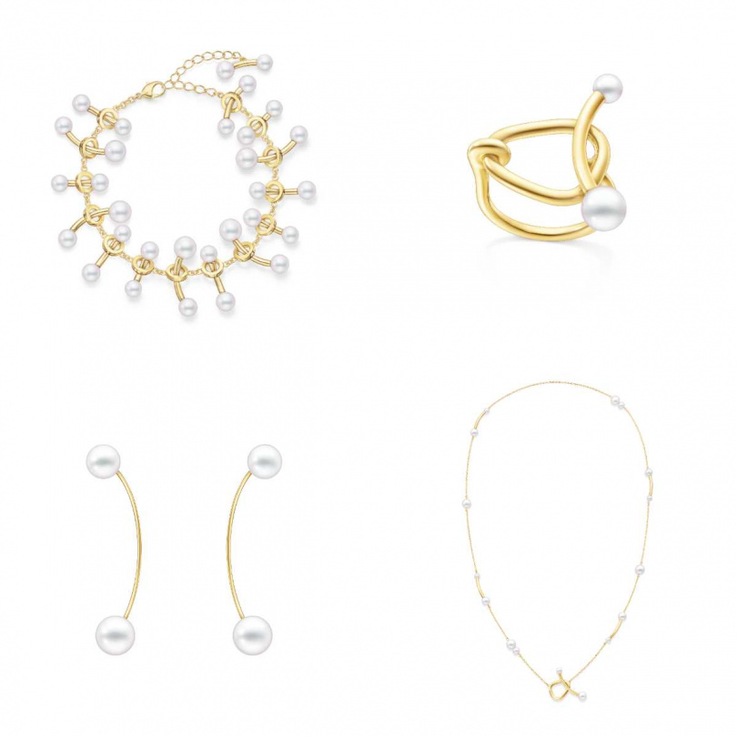 TASAKI AMBIVALENT手鍊、戒指、耳環、項鍊（圖／品牌提供）