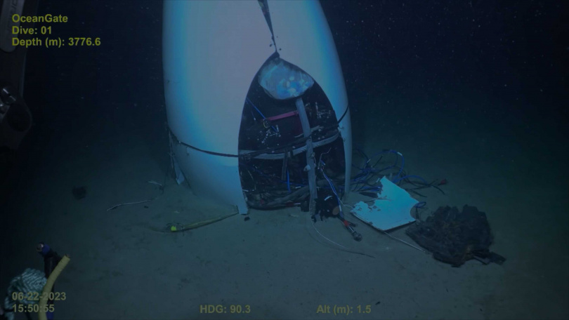 《失落泰坦：鐵達尼觀光潛水器遇難揭秘》潛水器事故由一連串融合了僥倖、自大，以及人為選擇錯誤所組成。（圖／Netflix提供）