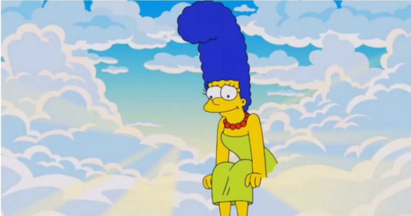 美枝在第36季快閃未來劇情中去世，並在天堂與林哥史達爾再婚。（圖／翻攝自X）